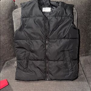 Old Navy Classic Black Quilted Vest